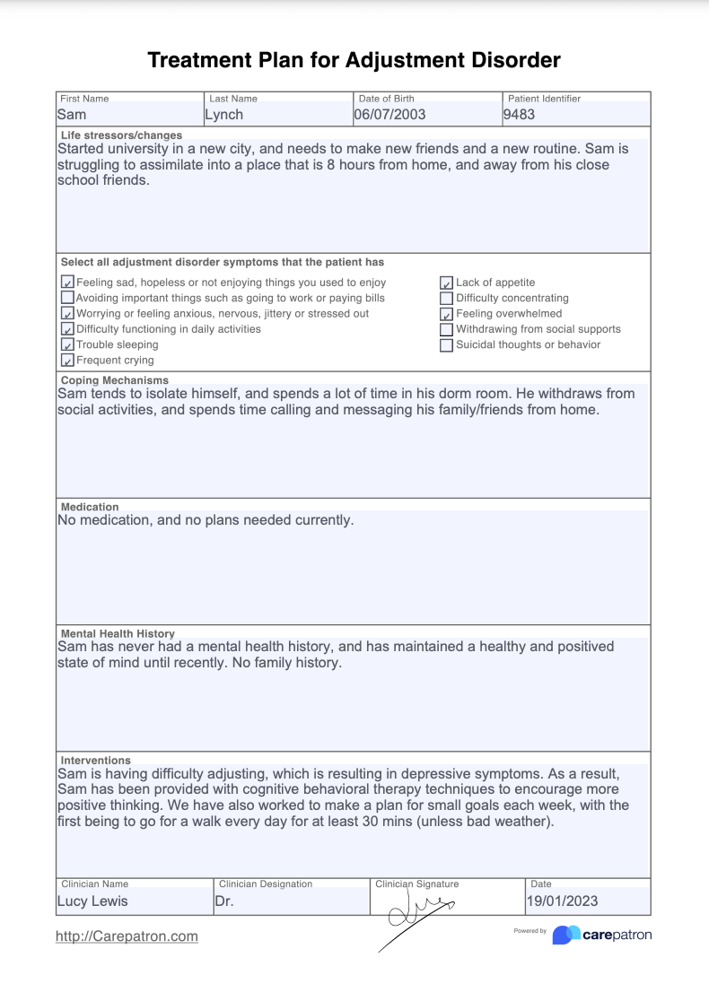 treatment-plan-for-adjustment-disorder-example-free-pdf-download